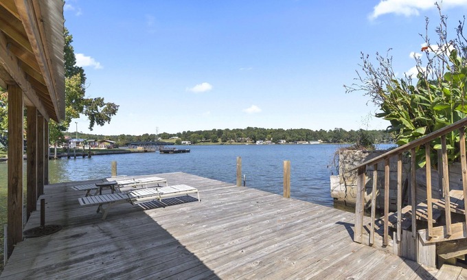 Greenwood Maison | Family - Friendly Lakefront Home with a Covered Boat-slip.