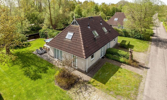 Eernewoude Maison | Maison de avec sauna et spa extérieur à Earnewâld