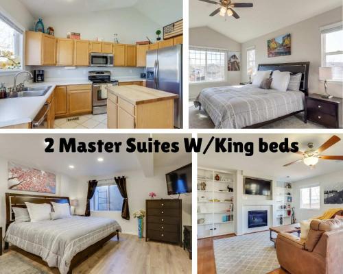 Aurora Maison | Family home 2 Master Suites with King beds fast Wifi workspace