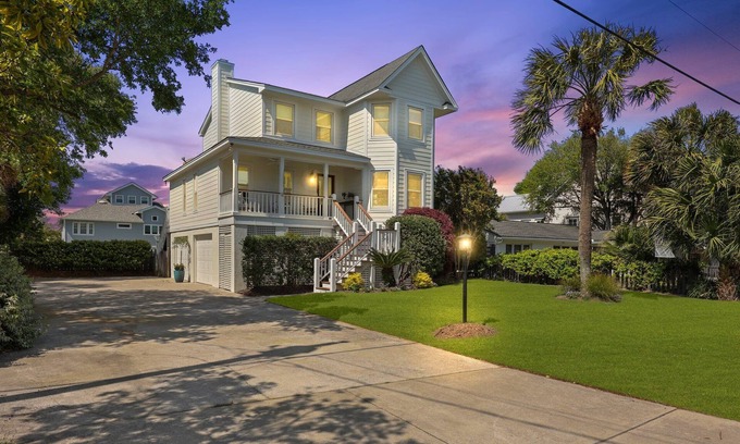 Isle of Palms Maison | Maison familiale avec piscine privée et deux min. marcher jusqu'à la plage. Beaucoup d'extras
