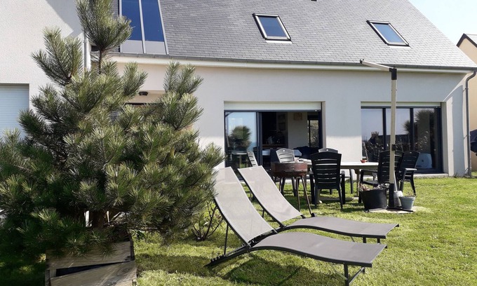 Vauville Maison | Maison familiale avec belle vue mer et proche de la plage à Vauville