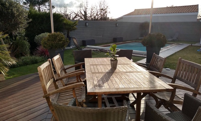 Cerons Maison | Maison familiale avec piscine chauffée
