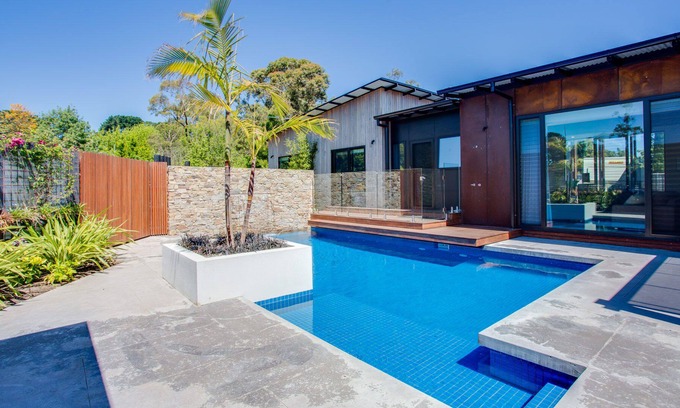 Balnarring Maison | Complexe familial avec piscine, spa et mini-golf