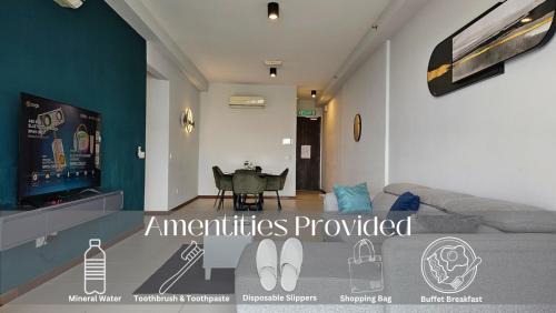 Tanjung Bungah Maison | Family Seaview Suite with 3 Rooms by The Only Bnb