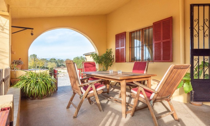 Algaida Villa | Villa de rêve avec Wi-Fi, climatisation, terrasse et jardin