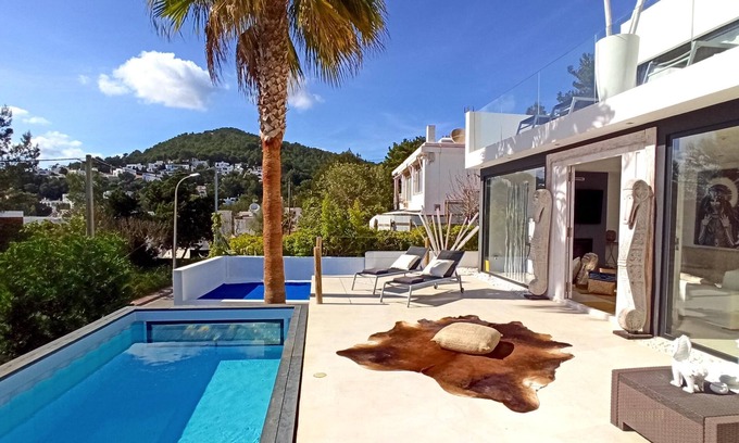 Santa Eulalia del Rio Villa | Fantastique manoir de luxe près de la plage avec piscine, jacuzzi