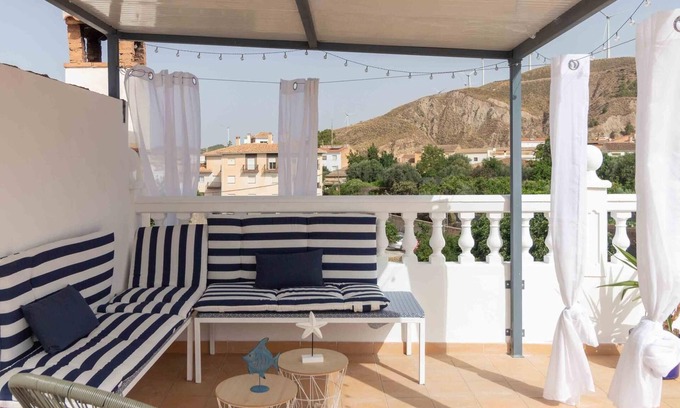 Murchas Villa | Fantastique maison rurale avec vue dans la vallée de Lecrin