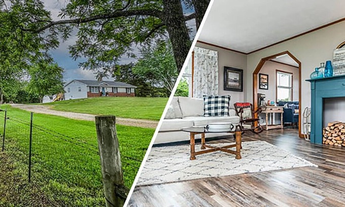 Holts Summit Autre | FARMHOUSE on 7+/- Acres with Farm Fresh Breakfast + Crackling Bonfire