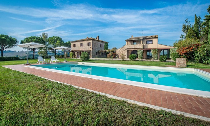 Papiano Villa | Ferme avec piscine en Ombrie