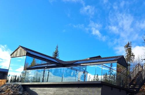 Nord-Aurdal Maison | Fela Mirror Cabin Designer Hideaway 1000 m Above Sea Level