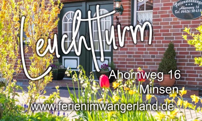 Horum Appartement | Ferien im Wangerland Ferienwohnung LEUCHTTURM Minsen Schillig Hund Pool Sauna