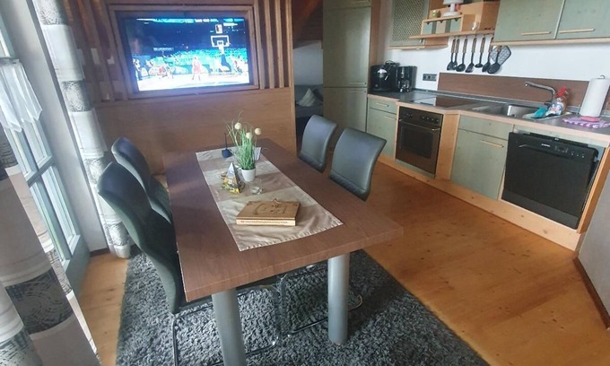 Langdorf Appartement | Maison de vacances dans la baie du parc national. Forêt. Sauna dans la maison.