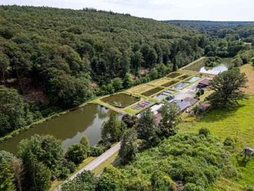 Oberelbert Appartement | Ferienhaus am See -Teichanlage Kern