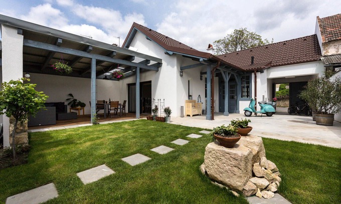 Monchhof Maison | chalet-burgenland 2, chalet romantique avec Atriumshof - Accès aux personnes handicapées!