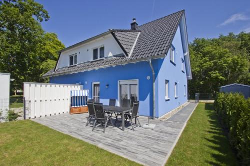 Juliusruh Maison | Ferienhaus Luna Haus - Terrasse, Garten, Sauna