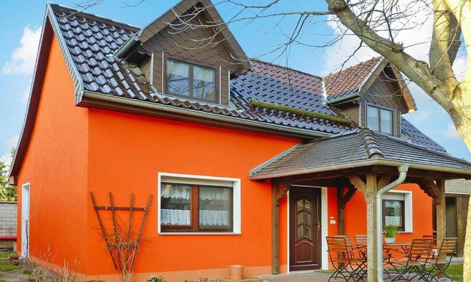 Selchow Maison | Maison de vacances au nid de cigogne, Storkow