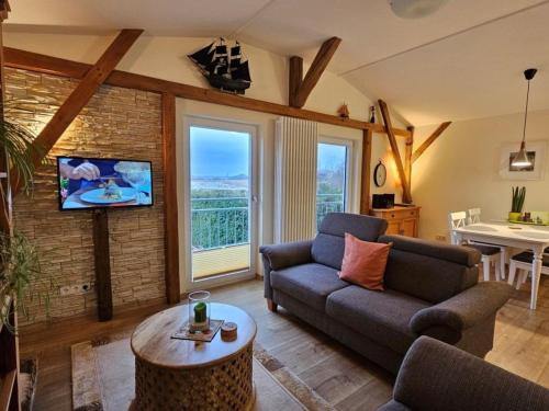 Korkwitz Appartement | Ferienhof SchilfMeer - Fewo "Heuboden"