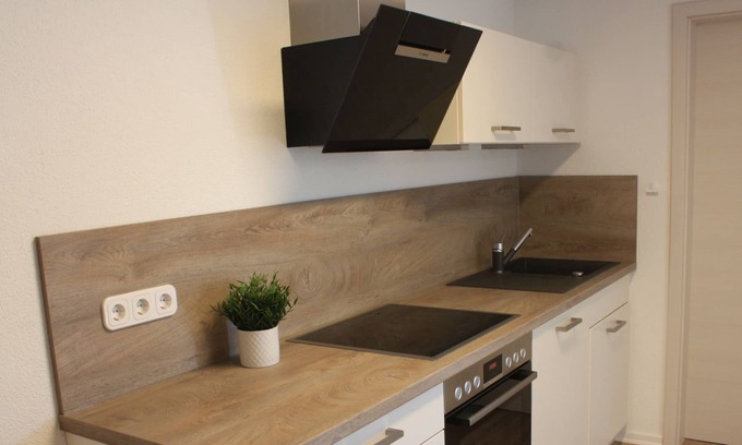 Burladingen Appartement | Ferienwohnung 1, 55 qm, 1 Schlafzimmer mit Doppelbett und 1 Schlafsofa, Max. 4 Personen