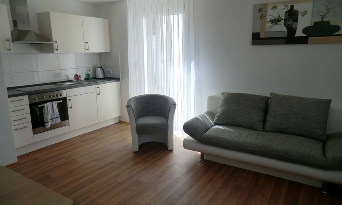 Erbach Appartement | Ferienwohnung, 60qm, Terrasse, 2 Schlafzimmer, max. 5 Personen