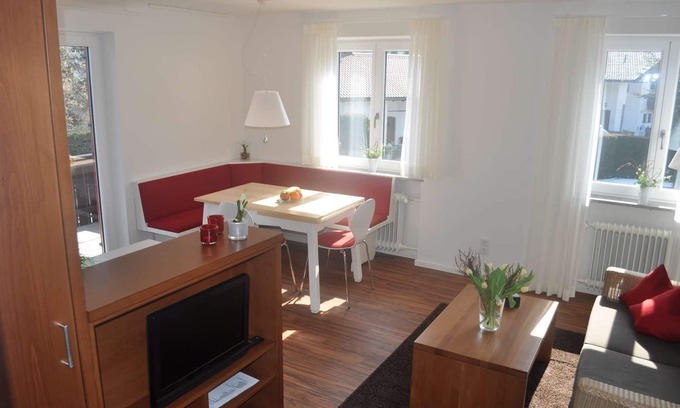 Mittenwald Appartement | Ferienwohnung Alpenglühen Komfortables Familien-apartment mit Herrlichem Blick