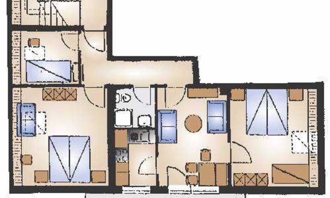 Waldeck Appartement | Ferienwohnung Gänseblume - Hotel & Ferienwohnungen Seeschlößchen