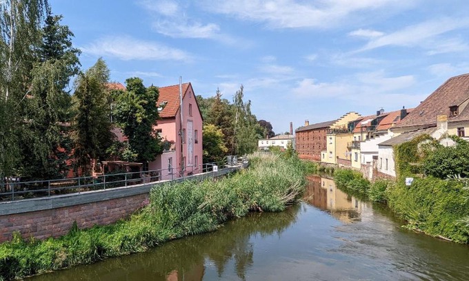 Eilenburg Appartement | Ferienwohnung Kaminfeuer