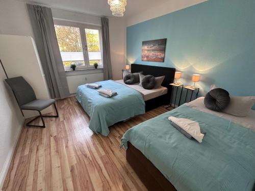 Sudstadt Appartement | Ferienwohnung NORDLICHT mit Balkon und Smart-TV