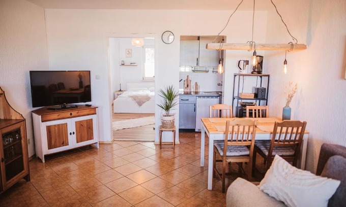 Zudar Appartement | Ferienwohnung Nr 4 Boddenblick Kanu Natur Rügen
