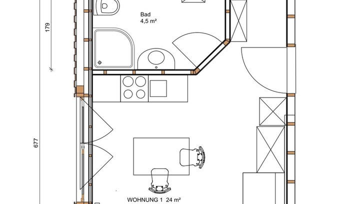 Rott a.Inn Appartement | Ferienwohnung Rott am Inn Obergeschoß