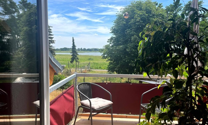 Radewege Appartement | Ferienwohnung Seeblick Radewege