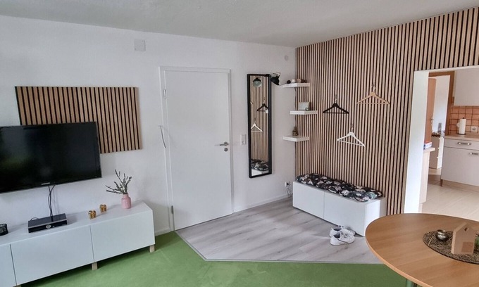 Diemelstadt Appartement | Ferienwohnung Simon Platz für bis zu 4 Personen. Haustierfreundlich!