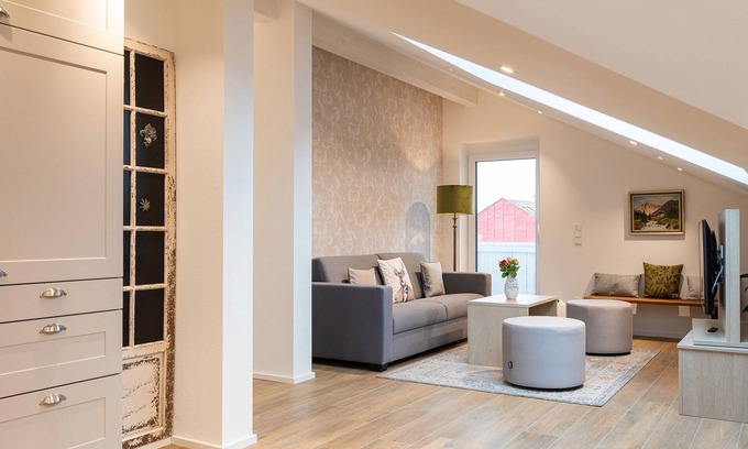 Rottau Appartement | Ferienwohnung Sternenhimmel mit Bergblick, 2 Separate Schlafzimmer, Wlan