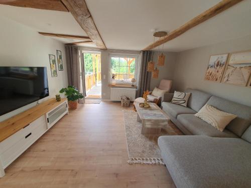 Lauenfoerde Appartement | Ferienwohnung Wesertraum