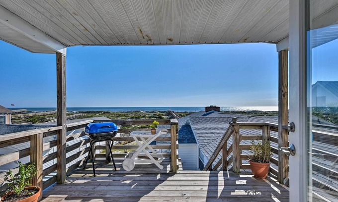 Fernandina Beach Cottage | NOUVEAU! Fernandina Cottage: Pont, Accès direct à la plage
