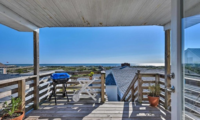 Fernandina Beach Maison | Fernandina Cottage with Deck and Direct Beach Access!