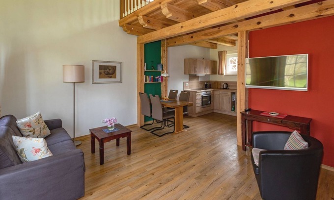 Burg-Dorf Appartement | Fewo 1, Schlafgalerie, Wz/küchenz., Du/wc - Froschkönig Ferienhaus und Ferienwohnungen