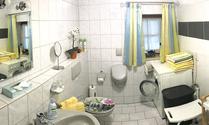 Bad Birnbach Appartement | Fewo 50 m² pour 2 personnes avec piscine extérieure chauffée