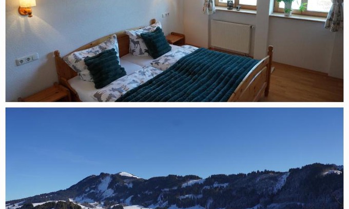 Wort Appartement | FeWo BergZeit auf 1000 m Höhe mit Balkon, Parkplatz, WLAN, Küche