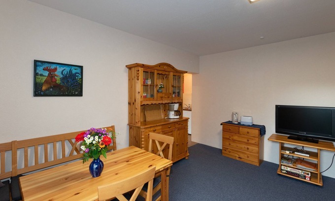 Werben Appartement | Fewo Kiefer, SZ, Wohnr./küchenz., Du/wc - Zimmermanns Ferienhof