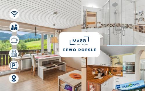 Steibis Appartement | Fewo Roesle mit Hochgrat Blick