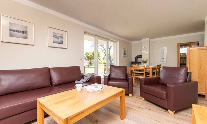Sassnitz Appartement | FeWo Strandfrieden - Fireplace, Sauna, Sea View