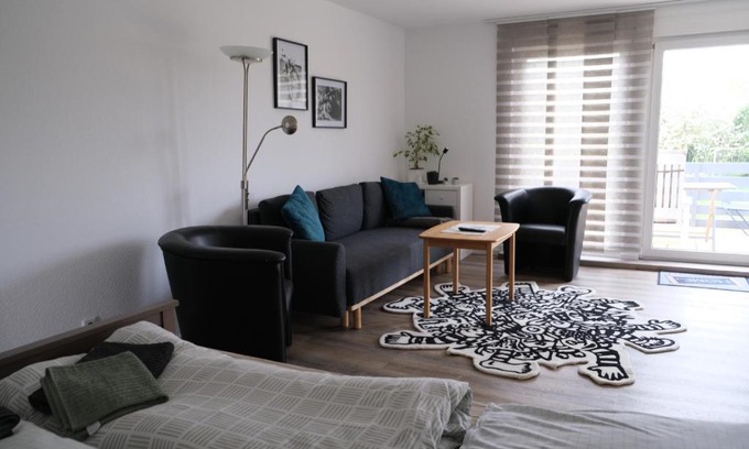 Rhynern Appartement | FeWo TIMON großzügig modern mit Terrasse ca 50 qm