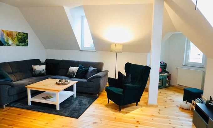 Thale Appartement | FeWo26 in Sagenharz | stylish family apartment, 2 bedrooms, air conditioning, WiFi & Netflix