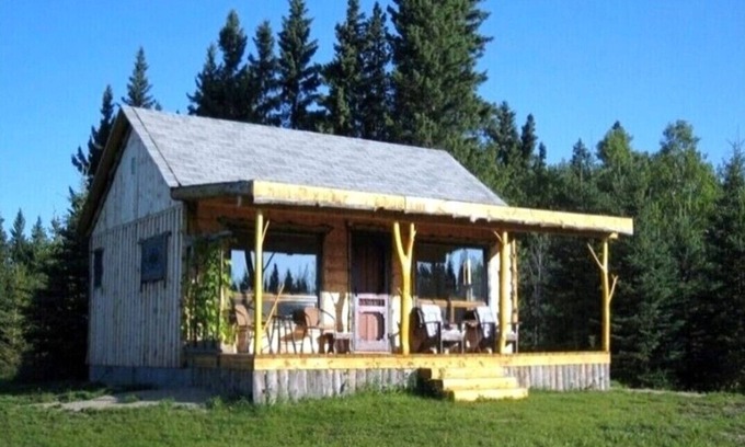 Erickson Station Balnéaire | Fiddlehead cabine avec sauna extérieur - par parc national Riding Mountain (Clear Lake)