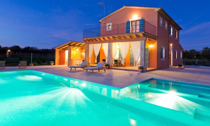 Manacor Cottage | Finca-Villa Son Drach, grande piscine privée 12x4m, wifi, barbecue, 2 km plages