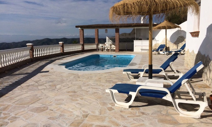 Velez-Malaga Maison | Finca avec une vue fantastique sur la mer et les montagnes