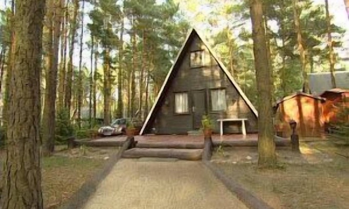 Grunewalde Maison | Finnhütte Seestern in the forest and almost directly on the lake (50m), between Dresden and Berlin
