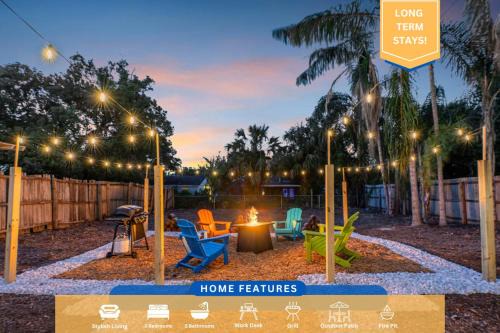 College Park Maison | Fire Pit + Grill + 2MI to DT Orlando