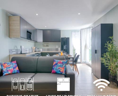 Bascule - Oratoire Appartement | First flight Colomiers - à 8 mn de l'aéroport- Proche Airbus - 6 voyageurs
