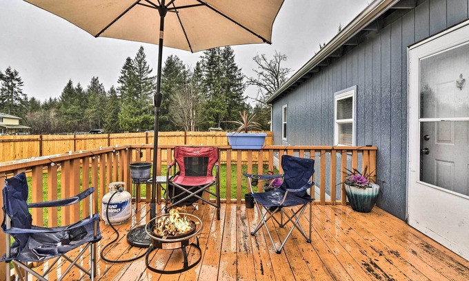 Lewis County Maison | 'Fishermens Tiny' Near Cowlitz River!